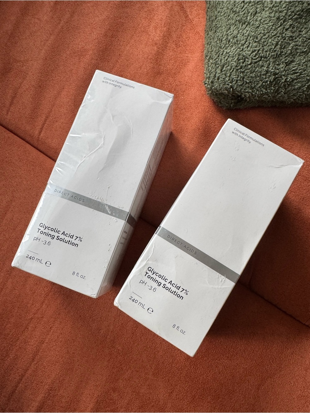 (2) Glycolic Acid Toning Solution Bottles